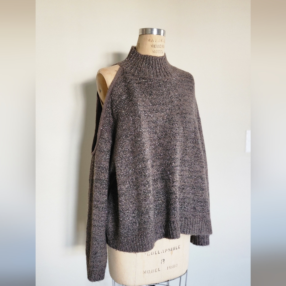 Express cold shoulder sweater
